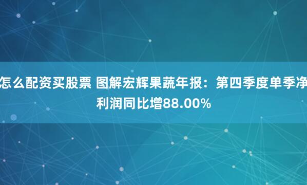 怎么配资买股票 图解宏辉果蔬年报：第四季度单季净利润同比增88.00%